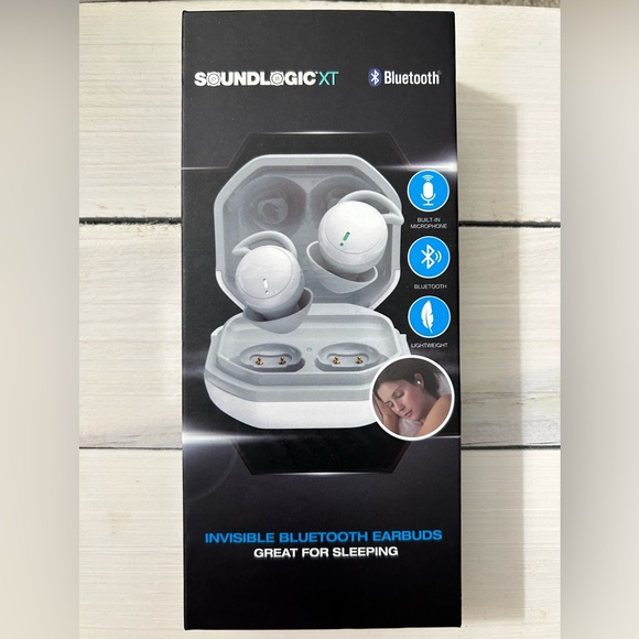 SoundLogic XT Invisible Bluetooth Earbuds - Picture 1 of 6
